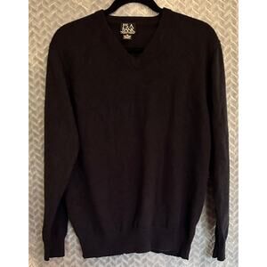 Jos A Bank Men's 100% Cashmere V-Neck  XL Traveler Collection Preppy Casual Luxe